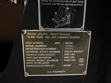 Load image into Gallery viewer, SOLD 2007 AM General M1097R1 6.5L GEP Diesel, HMMWV, Hummer, H1 (Lot #1395)