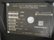 Load image into Gallery viewer, SOLD 2007 AM General M1151A1 GEP 6.5L Turbo Diesel, 4 Speed w/OD, A/C (Lot #1313)