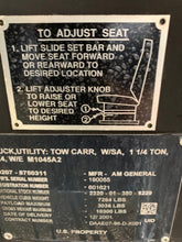 Load image into Gallery viewer, SOLD 2001 M1045A2 HMMWV Slant back (Lot#870)