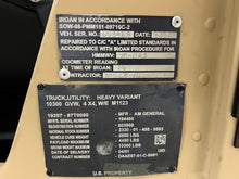 Load image into Gallery viewer, SOLD 2001 AM General M1123 6.5L GEP Diesel HMMWV, ONLY 621 Miles, 4-Speed w/OD, (Lot #966)