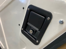 Load image into Gallery viewer, NEW Fiberglass Doors (Set of 4) Powder Coated Hardware, Fits all Variants, X Door Pattern