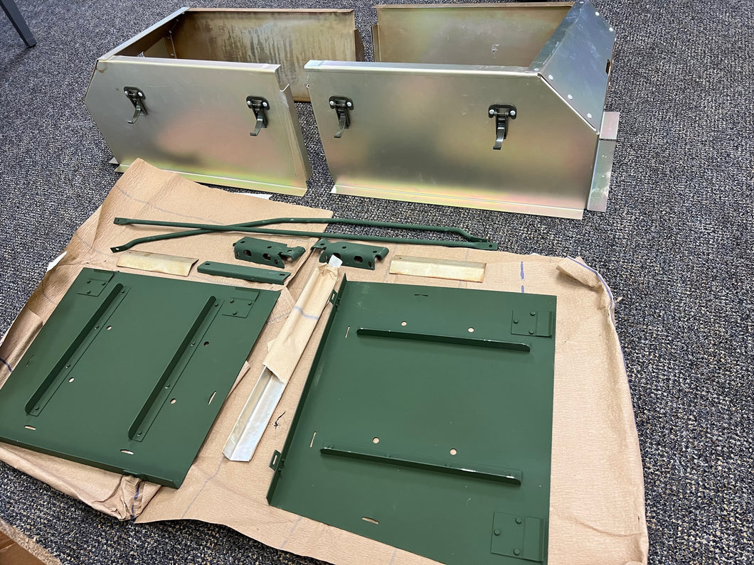 HMMWV NEW Complete Dual Rear Seat Base Kit (BOTH SIDES)