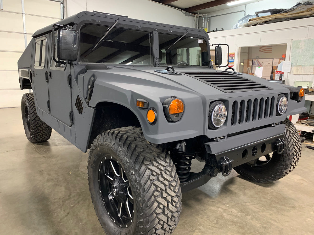 SOLD 1990 M998 Humvee NEW 6.3L 383 BluePrint Gas Engine Slantback 4-Sp ...